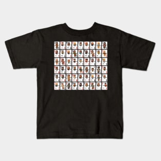 Set of All 54 Pixelrockstars Playing Cards Kids T-Shirt